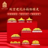 故宫文创太和殿建筑冰箱贴橡皮擦两用创意礼盒装 开学礼物学生老师