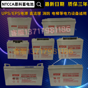 NTCCA恩科蓄电池NPG65-12V100AH17 24 38 65安时阀控式免维护电瓶