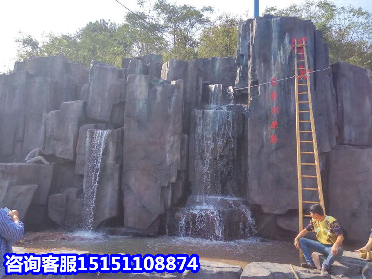 大型人造水泥仿真山景观驳岸