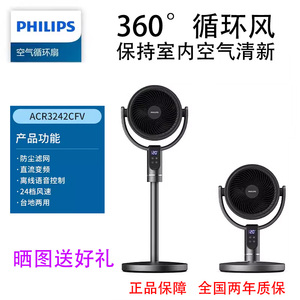 飞利浦空气循环扇智能电风扇遥控台落地扇ACR2242CF3242CF2122DA