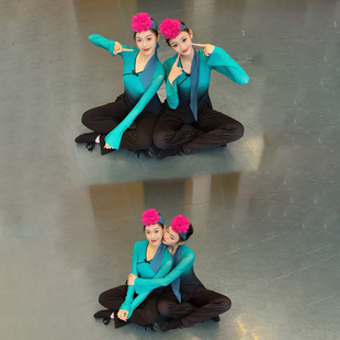 舞研依库古典舞身韵纱衣练功服安徽花鼓灯胶州秧歌练功服基训班服