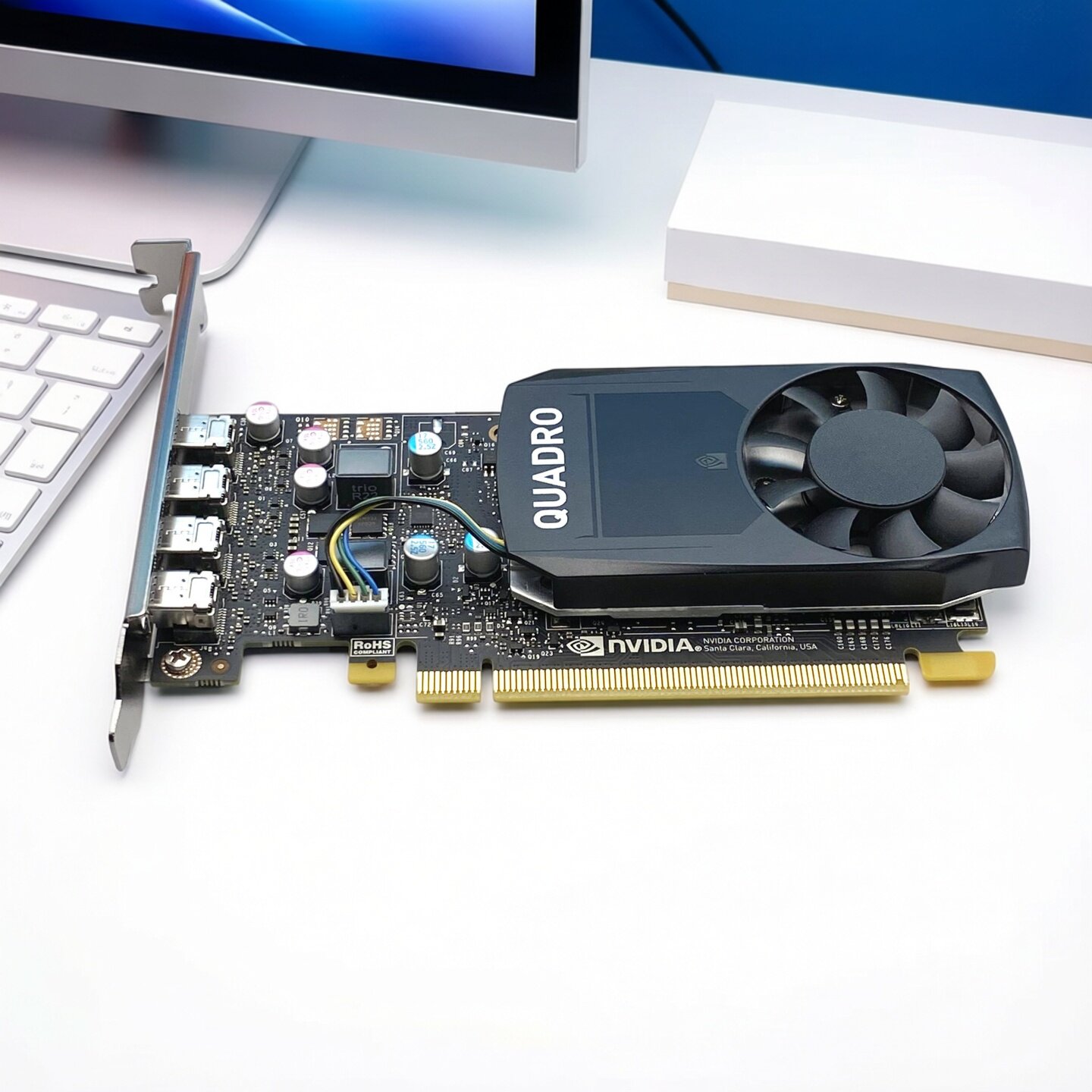 原装Quadro P1000 4G图形卡UG建模渲染VR设计视频编辑小机箱制图 - 实物图