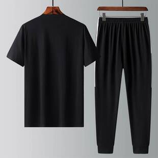 男女款 日本ぜいた2022夏季 运动服跨境大 套装 长裤 新款 休闲运动短袖