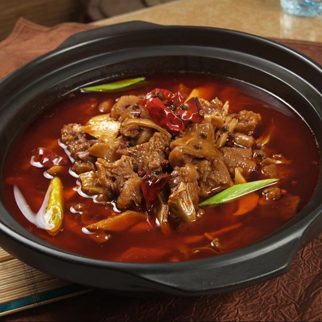 皓月清真筋头巴脑番茄牛腩450g每袋开袋即食酱卤肉制品包邮预制