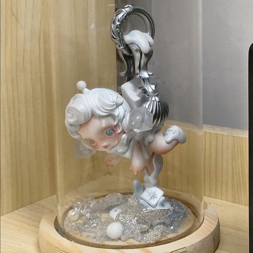 泡泡玛特sp餐桌系列方糖的落跑手办盲盒收纳展示盒单人防尘收纳盒