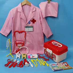 女孩子儿童听诊器全套仿真过家家小护士衣服医生玩具小医生医疗箱