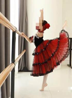 儿童芭蕾舞裙专业比赛表演服