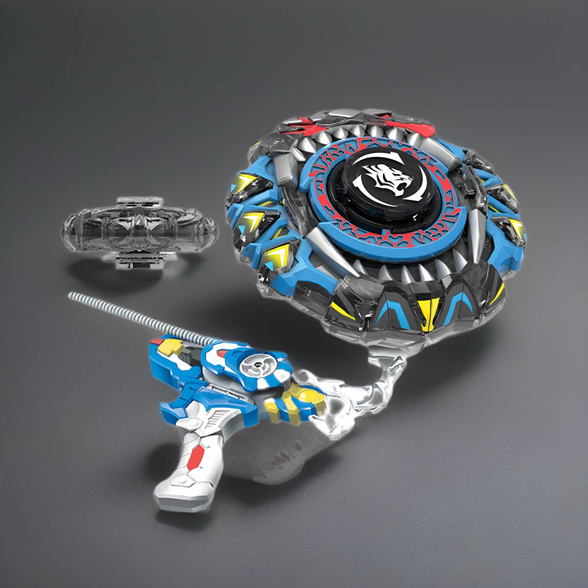 爆炫星陀烈冲击雷虎闪耀雄鹰炫技玩具轰炎战牛对战陀螺盘玩具男孩
