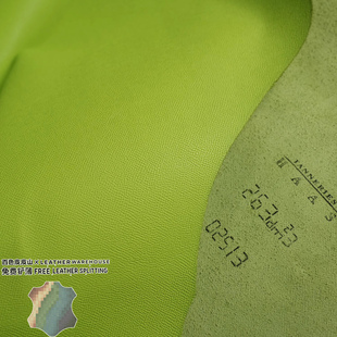 法国HAASH家EPSOM牛油果绿掌纹1.4MM手工diy凯丽康康牛皮皮料