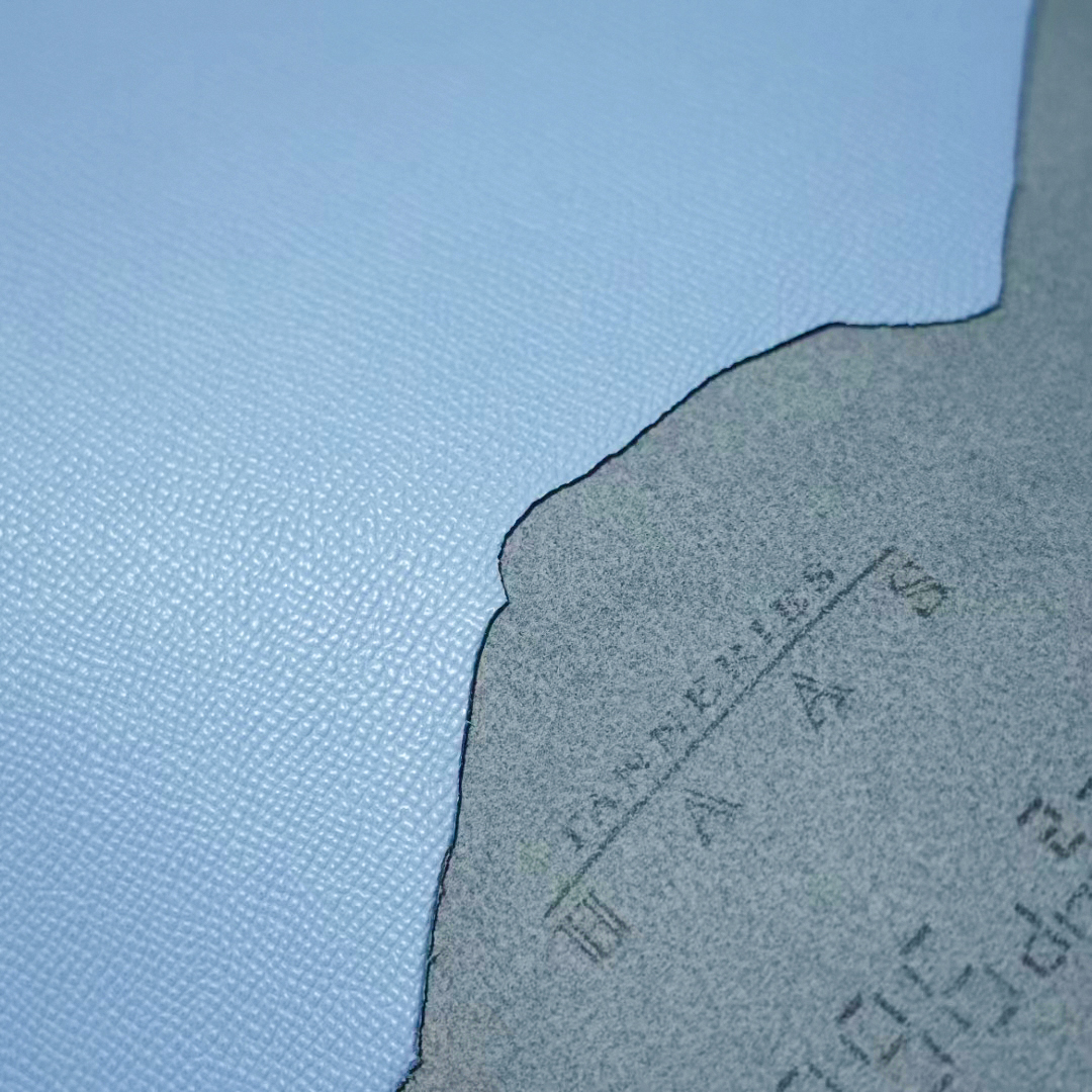 法国EPSOM库存糖果蓝掌纹1.5mm