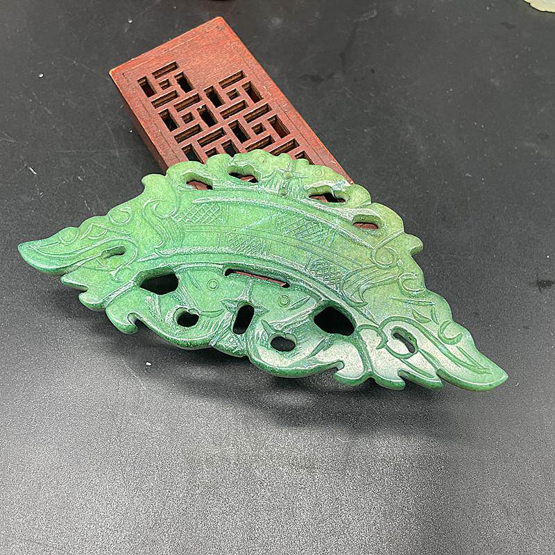 天然玉石玉器雪花镂空仿古龙凤吊坠挂饰玉佩玉璧玉璜汉服腰佩流苏