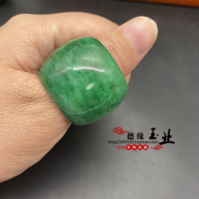 玉扳指男款时尚玉环鼓面扳指古装拍摄道具古玩玉器指环戒环玉石