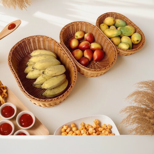 零食点心储物收纳展示篮