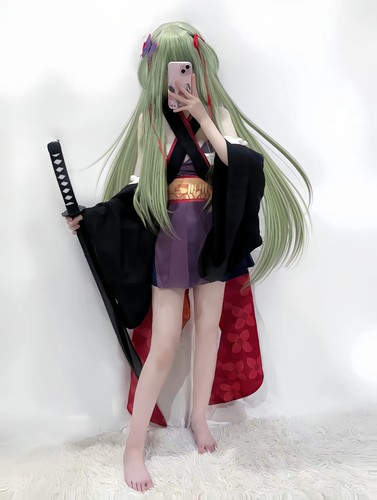 三分喵屋Cosplay千恋万花神刀少女丛雨丸cos服假发幼刀丛雨道具刀