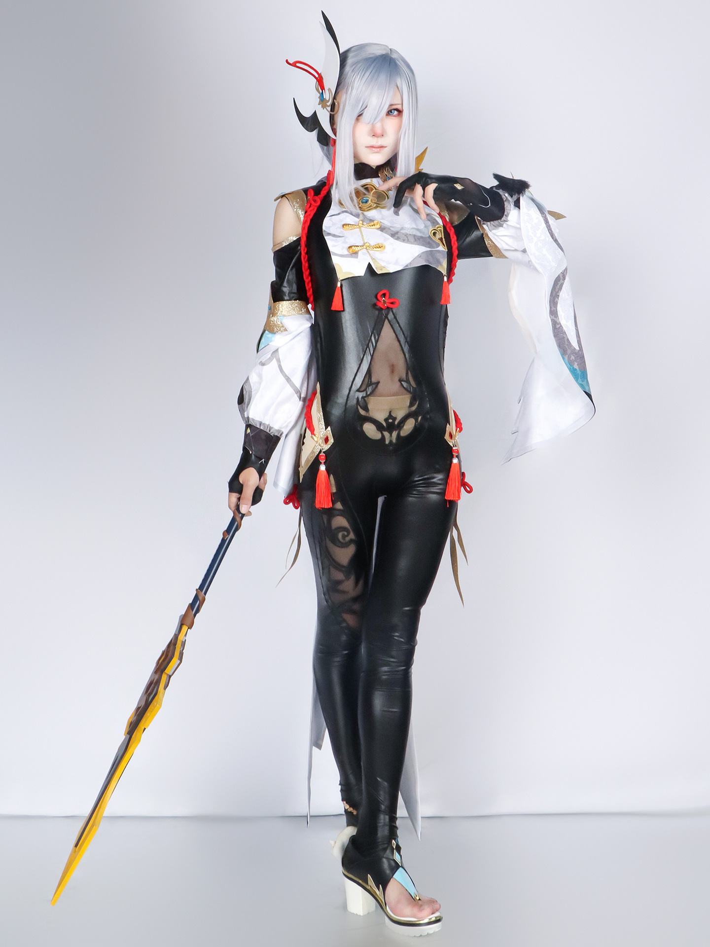 三分喵屋原神申鹤cos服孤辰茕怀申鹤连体衣紧身cosplay服装全套女