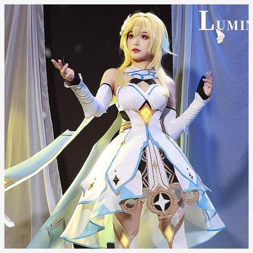 三分喵屋原神旅行者荧cos服女空荧cosplay套装服装女装假发