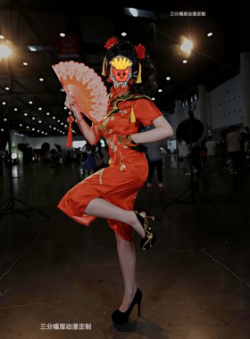 第五人格空军寒香舞cosplay服装假发大全套女旗袍道具现货