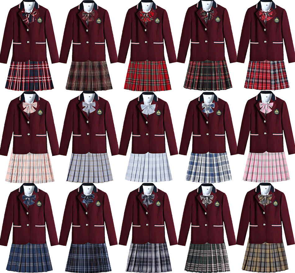 定做制服英伦学院风西装外套大高