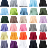 学院风jk女半身裙百折裙学生百褶短裙高腰裙班校园服纯色制服女裙