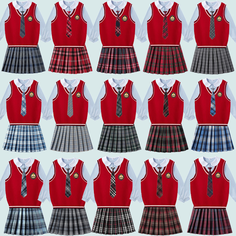 毕业照班服中学生合唱团诗歌朗诵服装初中生高中生舞台装演出服