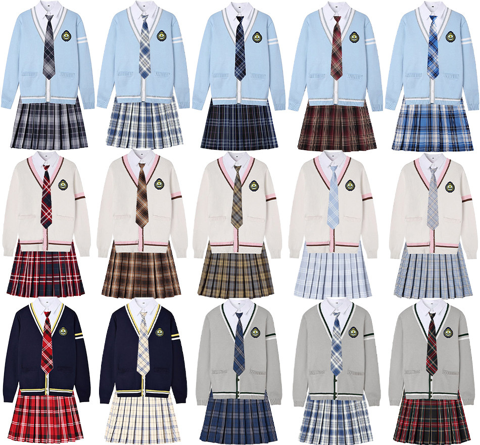新款现货校服英伦学院风针织衫JK