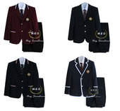 西服三件套校服学生英伦风班服秋冬毕业合唱套装 现货韩版 休闲男士