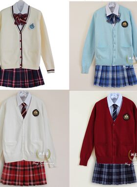 现货班服毛衣长袖日本学院派秋冬
