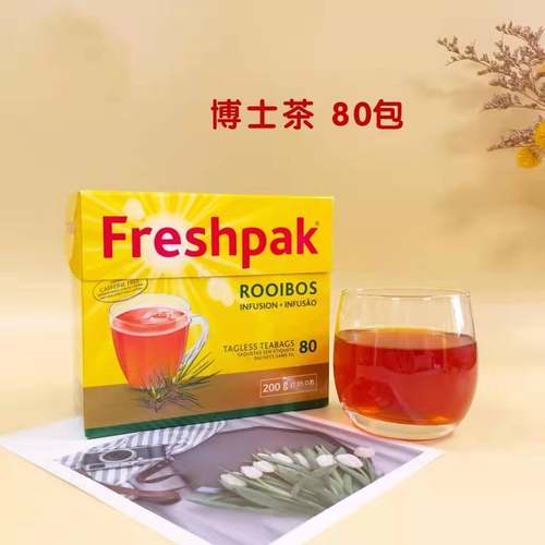 2025新茶Freshpak ROOIBOS路易波士茶南非博士茶线叶金雀花茶2盒