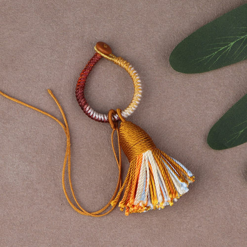 流苏指环钥匙扣宋锦穗子随身包挂