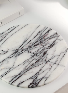 天然摆件大理石托盘天然大理石