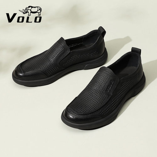 【父亲节推荐】VOLO犀牛镂空皮鞋