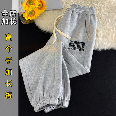 运动裤宽松休闲加长不加肥加厚