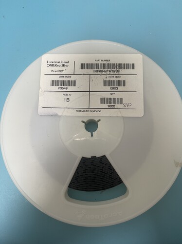 IRF6644TR1PBF DirectFET封装MOSFET 工业电源伺服板维修原芯片