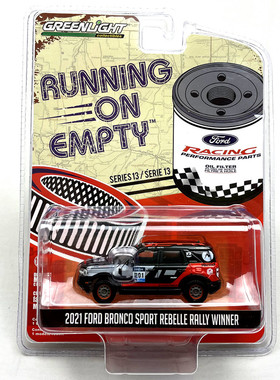 Greenlight绿光1:64福特野马运动REBELLE拉力赛冠军车合金车模型