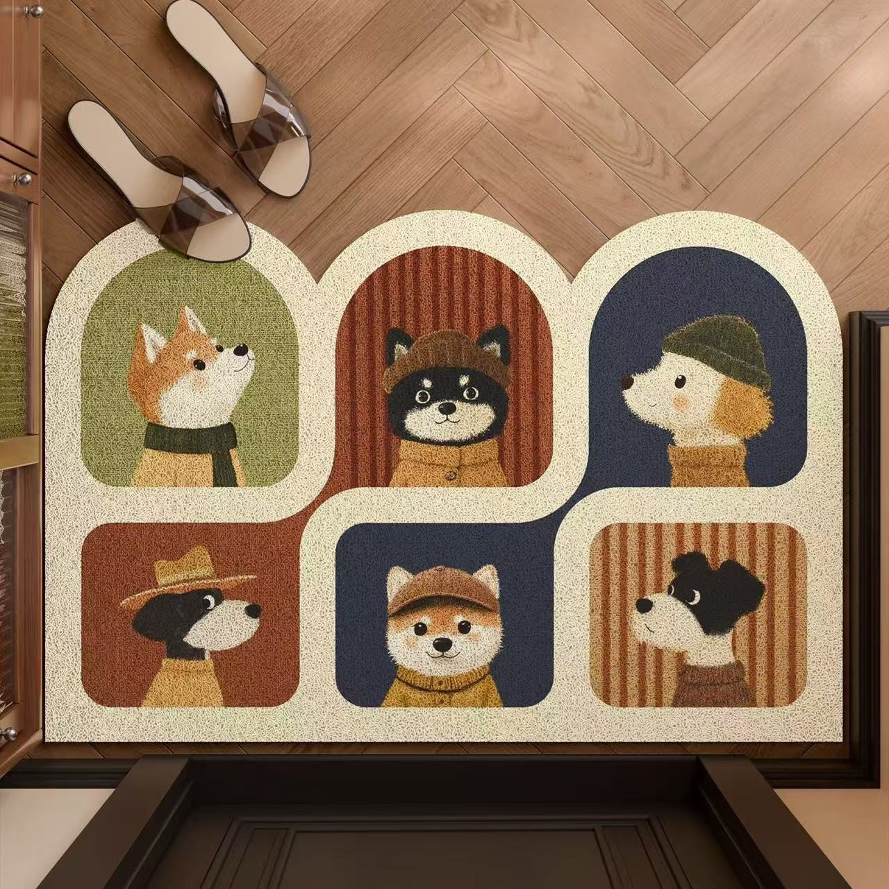 多巴胺入户门地垫除尘耐脏家用进门口脚垫可裁剪换鞋地毯玄关门垫,居家布艺,入户地垫,淘宝优惠券,粉丝福利购,淘宝优惠卷