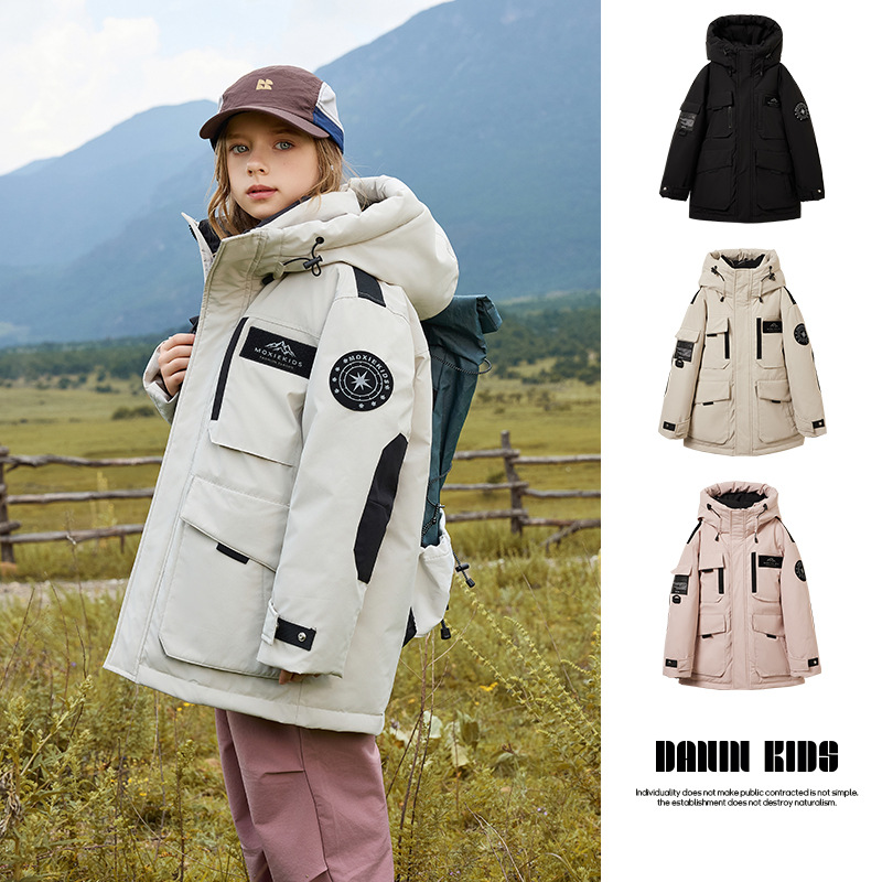 儿童羽绒服反季清仓中大童2025新款洋气冬季加厚男女童童装
