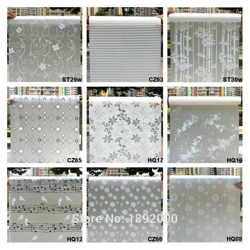 Wide 45cm*Long 100cm Frosted Opaque Glass Window Film For Wiin the Home Daily , Deworming supplies , Screens/Shamen  category - from Buy2taobao.com to provide professional Taobao agent buy service