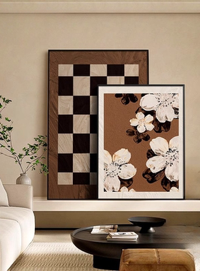 中古风客厅装饰画法式复古拉美德壁画餐厅玄关沙发背景墙卧室挂画