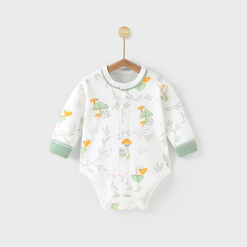 春秋婴儿包屁衣爬服宝宝睡衣内衣