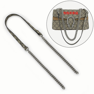 适用于gucci高档包包链条肩带替换古驰酒神包链包带五金配件单买