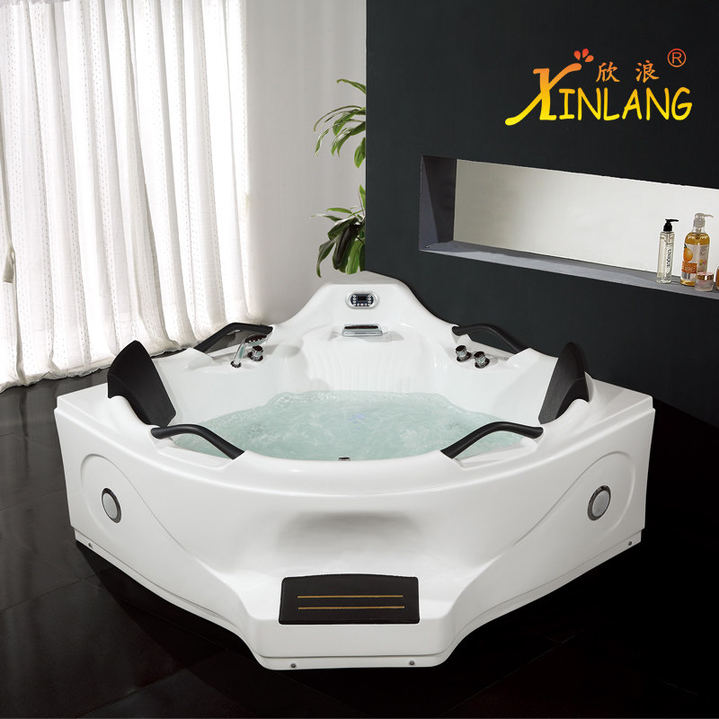 Super large bathtub Multiplayer triangle bathtub Sector circular Bathtub massage surfing constant temperature Tub household indoor adultin the Decoration main material , Toiletries , Bathtub , Jacuzzi  category - from Buy2taobao.com to provide professional Taobao agent buy service