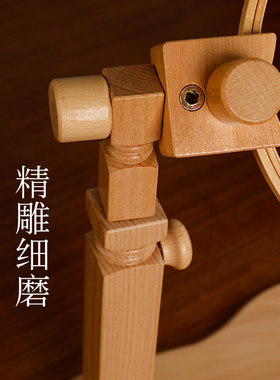 绣架通用可调节台式绣架榉