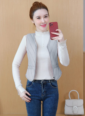 秋冬马甲女短款保暖内胆内穿贴身
