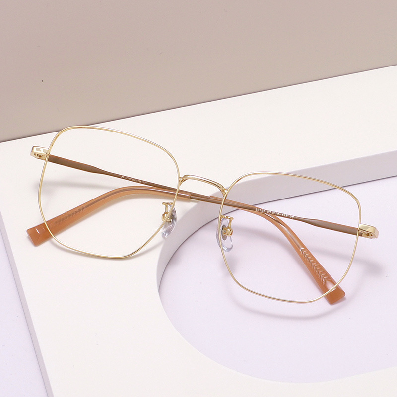 at80195不规则方框眼镜架气质大框显瘦眼镜架眼镜框素颜