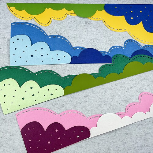 幼儿园环创家园联系毛毡波浪大边