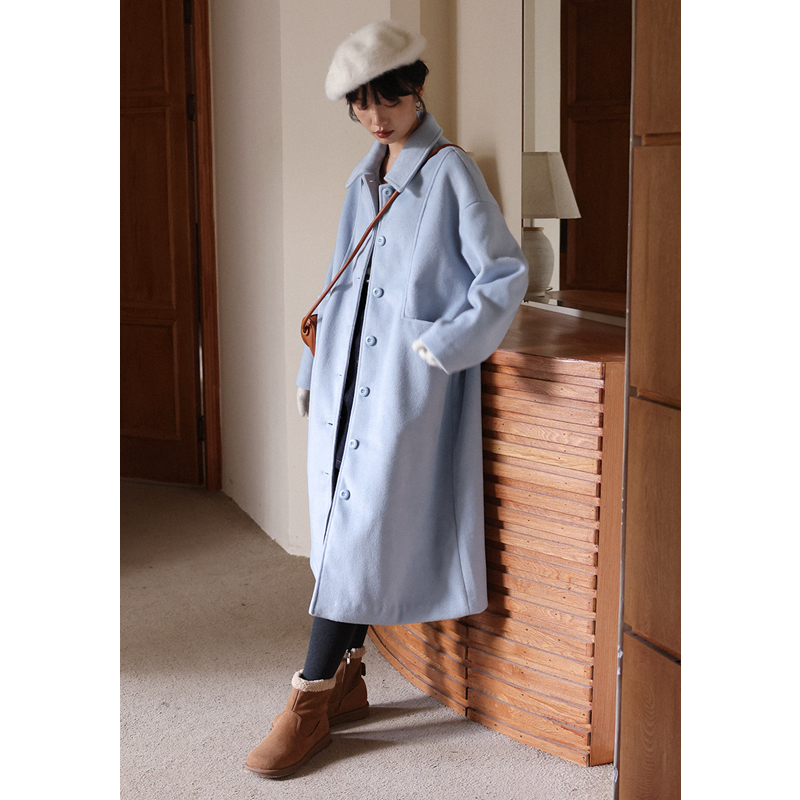 设计感毛呢外套气质大衣