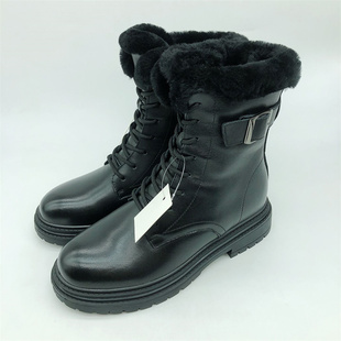 休闲雪地靴马丁靴KA21587 KISSCAT接吻猫女鞋 促销 正品 2021秋款