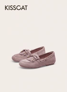 专柜正品豆豆鞋25秋新款通勤豆豆鞋一脚蹬乐福鞋KA65527-50