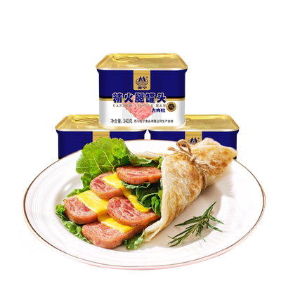 美宁火腿午餐肉340g整箱应急长期
