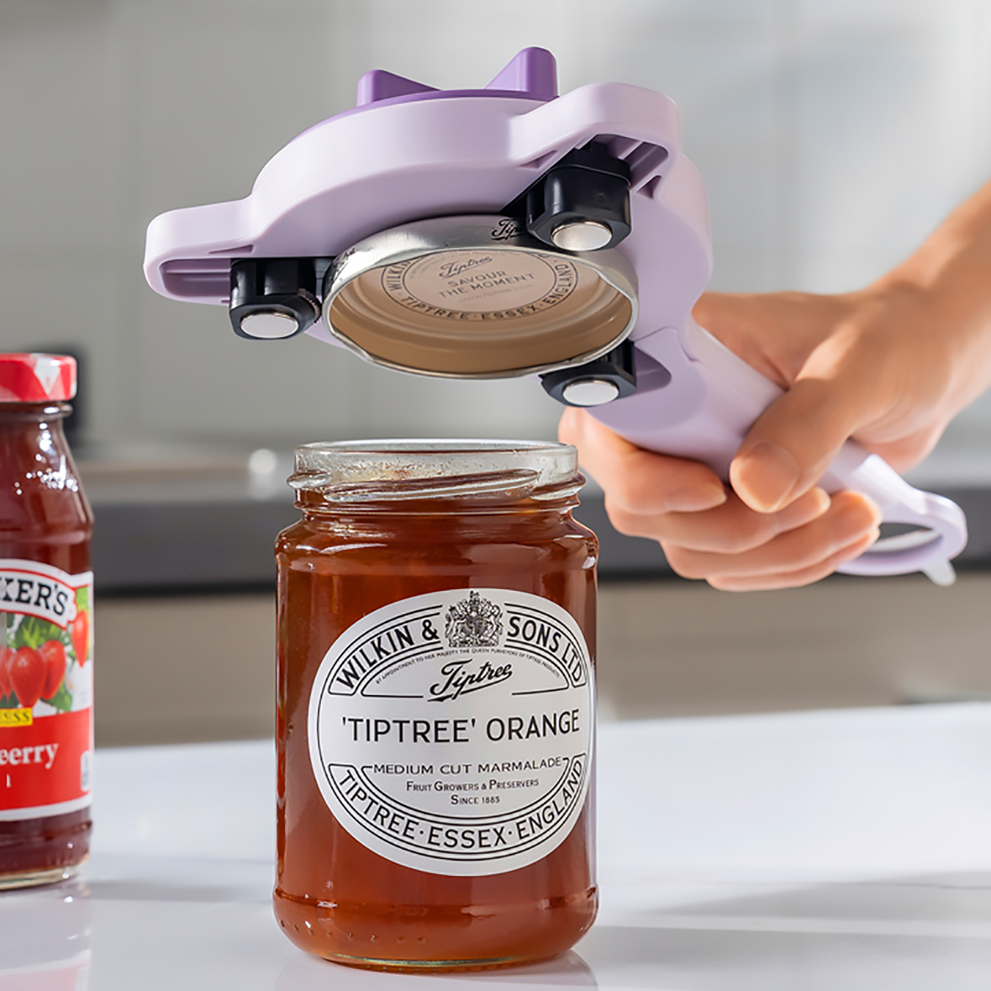 旋转拧盖器多功能省力开盖神器开瓶器旋盖器家用开罐器可磁吸收纳